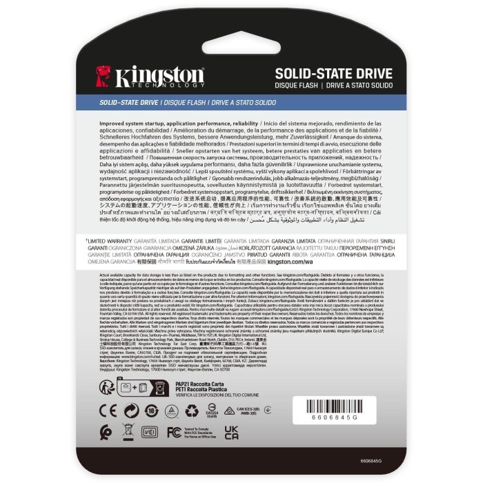 Kingston DC3000ME 3.84TB U.2 PCIe 5.0 NVMe SSD para Empresas 4