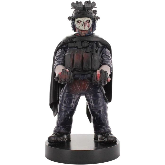 Cable Guy Soporte Figura Zombie Ghost Call of Duty para Mando PlayStation 5, Xbox Series S/X y Smartphones - 21cm