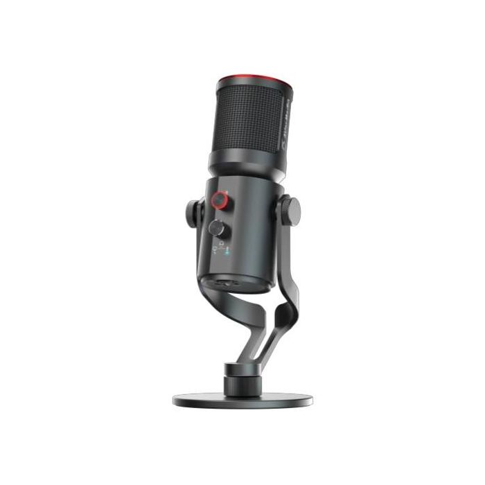 AVerMedia AM350 Micrófono Live Streamer USB de Mesa Cardioide/Omnidireccional 24-bit/96kHz para Gaming y Streaming