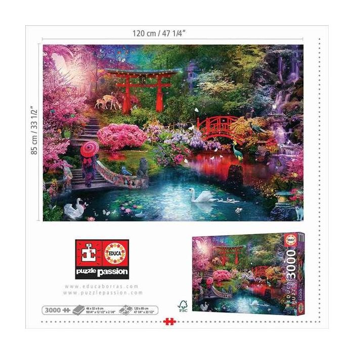 Puzzle jardín japonés 3000 piezas. 6 Puzzle jardín japonés 3000 piezas. 6