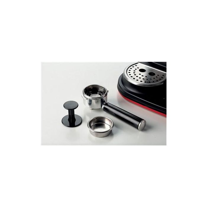 Ariete Cafetera Espresso Moderna con Molinillo Roja 1318/00 1 Ariete Cafetera Espresso Moderna con Molinillo Roja 1318/00 1