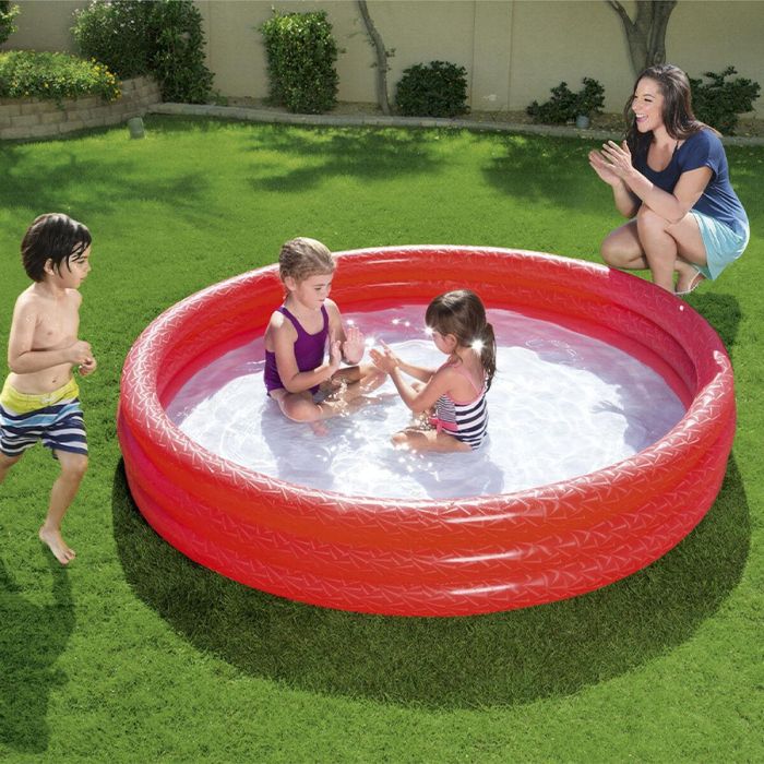 Bestway Piscina Hinchable Infantil 3 Aros Eco Color Surtido 183x33 cm +2 Años Jardin 51027 2