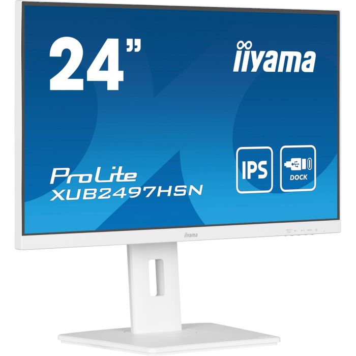 iiyama XUB2497HSN-W1 Monitor 23.8" Full HD IPS 1ms HDMI+DP+USB-C Blanco 7