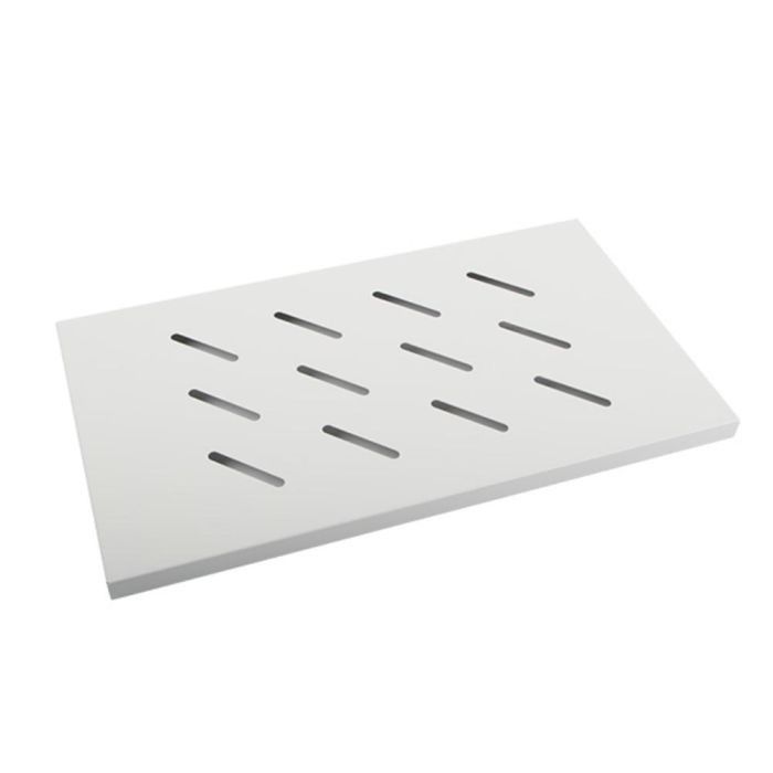 Lanberg AK-1001-S Cajón Metálico para Rack de 19 Pulgadas, Color Gris, 120 kg de Carga Máxima, 500x280 mm