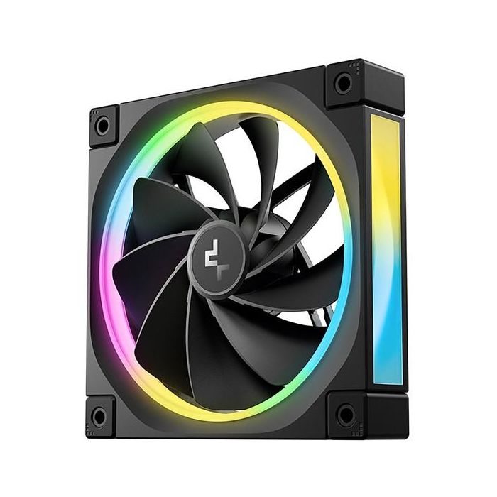 DeepCool FL12R-3 IN 1 Triple-Pack Ventilador 120mm RGB para Carcasa PC, 500-2150 RPM, 93,45 m³/h, Negro 1