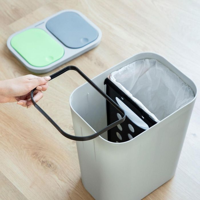 Papelera de Reciclaje Doble Bincle InnovaGoods 9