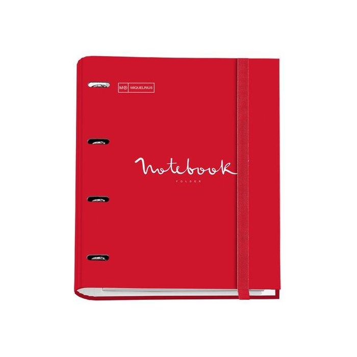 Carpebloc Miquelrius Emotions Carton Forrado A4 4 An.Mixtas 35Mm Con Rec.100 Hj. 90 Gr. Rojo