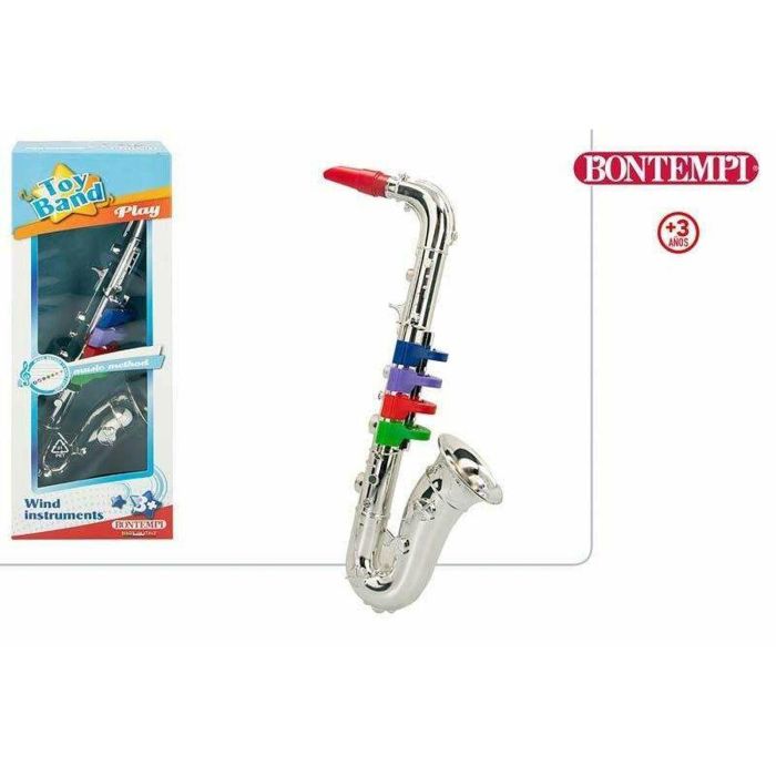 Saxofon bontempi con 4 botones 35x20x7 cm 1 Saxofon bontempi con 4 botones 35x20x7 cm 1