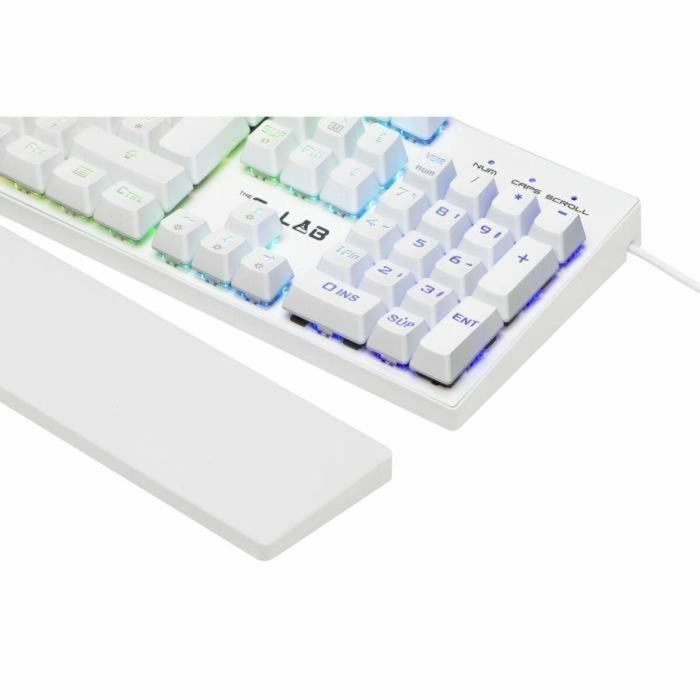 The G-Lab THE3760162051063 Teclado Gaming KEYZ RUBIDIUM Mecánico Interruptor Rojo RGB Con Cable Azerty Blanco con Reposamuñecas 4 The G-Lab THE3760162051063 Teclado Gaming KEYZ RUBIDIUM Mecánico Interruptor Rojo RGB Con Cable Azerty Blanco con Reposamuñecas 4