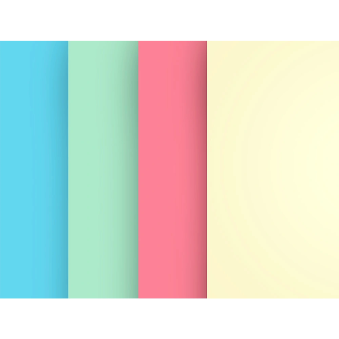 Liderpapel Papel Color A4 80gr Paquete 100 Hojas 4 Colores Surtidos 8