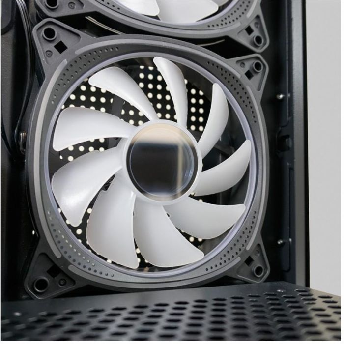 LC-Power LC-715B-ON Midi Tower ATX/microATX/Mini-ITX Negro Cristal Templado para Gaming 6