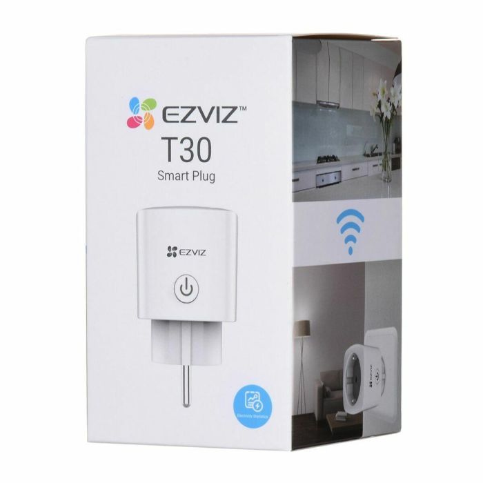 Enchufe Inteligente Ezviz T30-B Wi-Fi 10 A 20