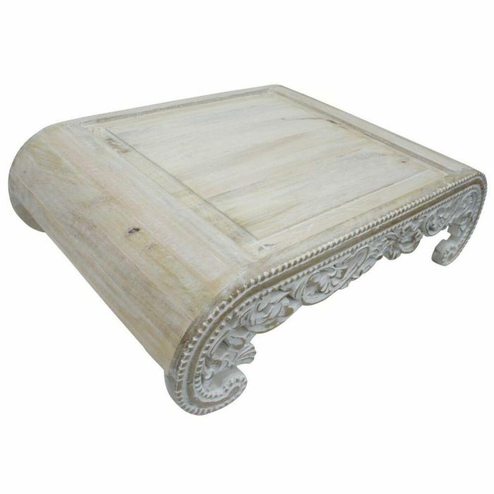 Mesita Auxiliar Indio DKD Home Decor Blanco 63.5 x 25.4 x 89 cm 1