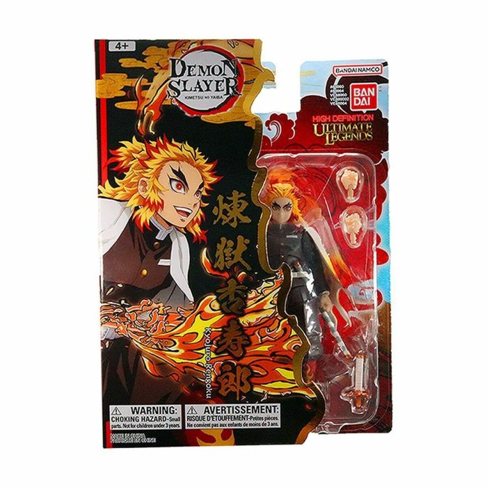 Bandai BAN1736489429386 Figura articulada Ultimate Legends HD Demon Slayer Kyojuro Rengoku 12 cm