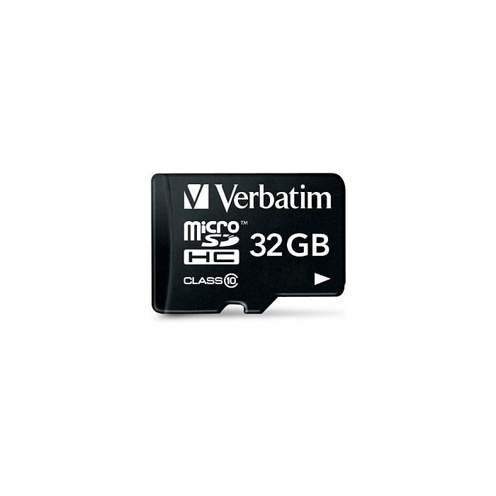 Verbatim MicroSDHC 32GB Clase 10 90MB/s con Adaptador SD 1 Verbatim MicroSDHC 32GB Clase 10 90MB/s con Adaptador SD 1