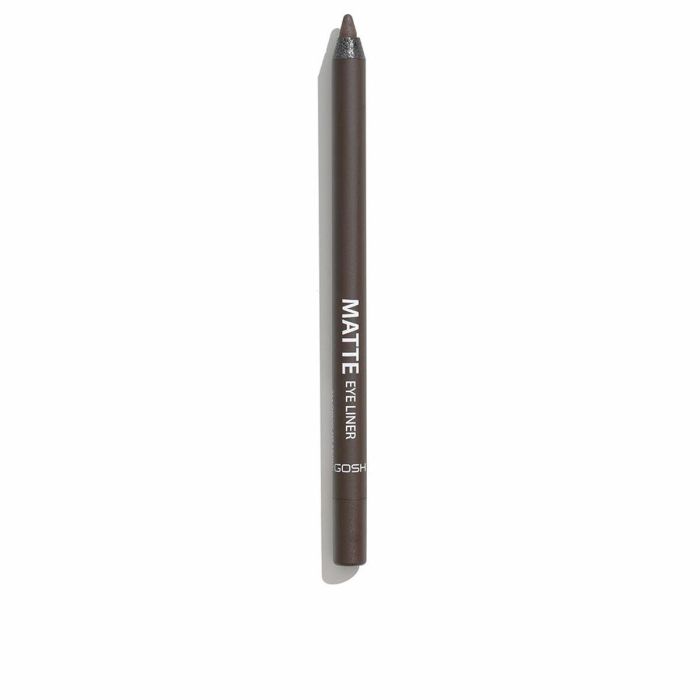 GOSH #014 Lápiz Delineador de Ojos Mate Chocolate Brown 1,2 g - Cremoso, Fácil Aplicación, AllergyCertified