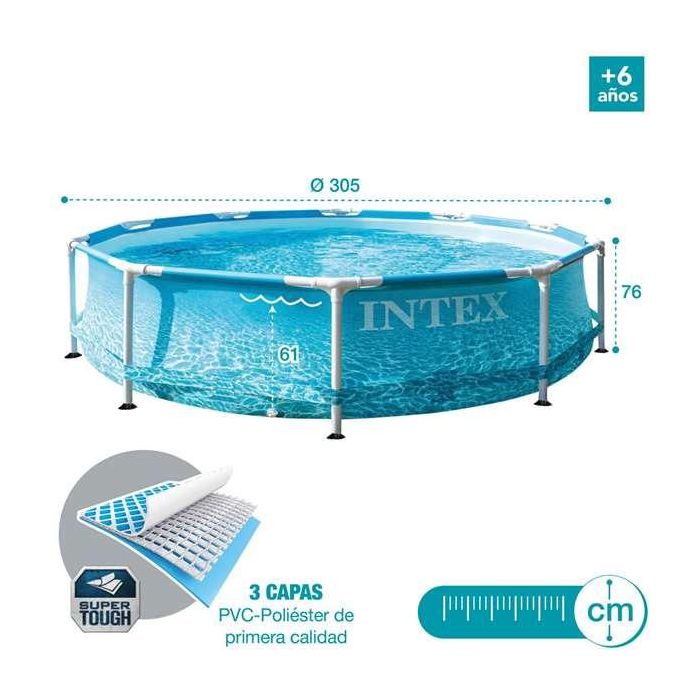 Piscina Desmontable Intex 305 x 76 x 305 cm 10 Piscina Desmontable Intex 305 x 76 x 305 cm 10