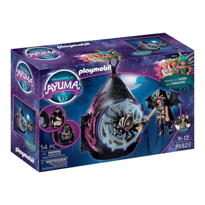 Playmobil 70825 Refugio de las Bat Fairies – Casa de Gota con Hada Murciélago y Araña, Set de 54 piezas, +4 años
