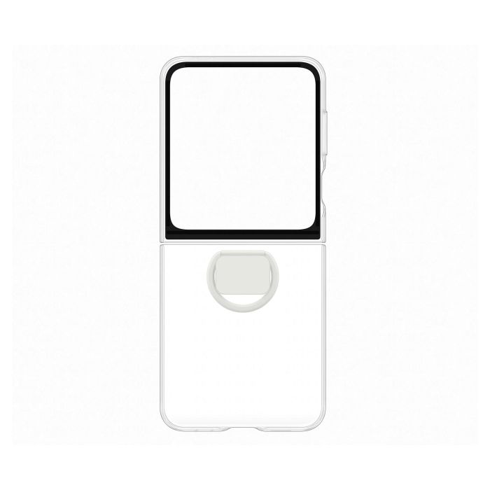 Samsung Funda Transparente con Anillo para Galaxy Z Flip7 FE | Z Flip6 Samsung Funda Transparente con Anillo para Galaxy Z Flip7 FE | Z Flip6