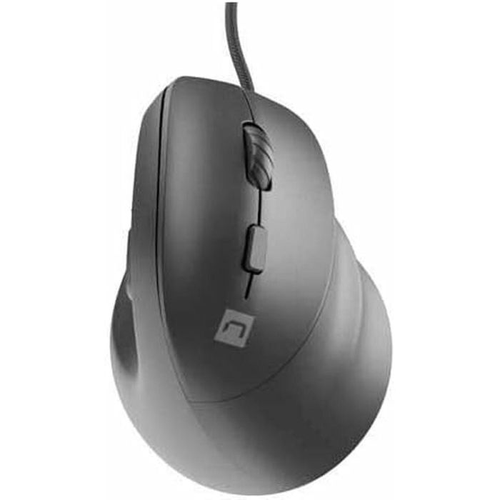 NATEC Crake 2 Pro Ratón Óptico USB Tipo A para Mano Derecha, Diseño Vertical, 12800 DPI, 6 Botones, Iluminación RGB Negro 6