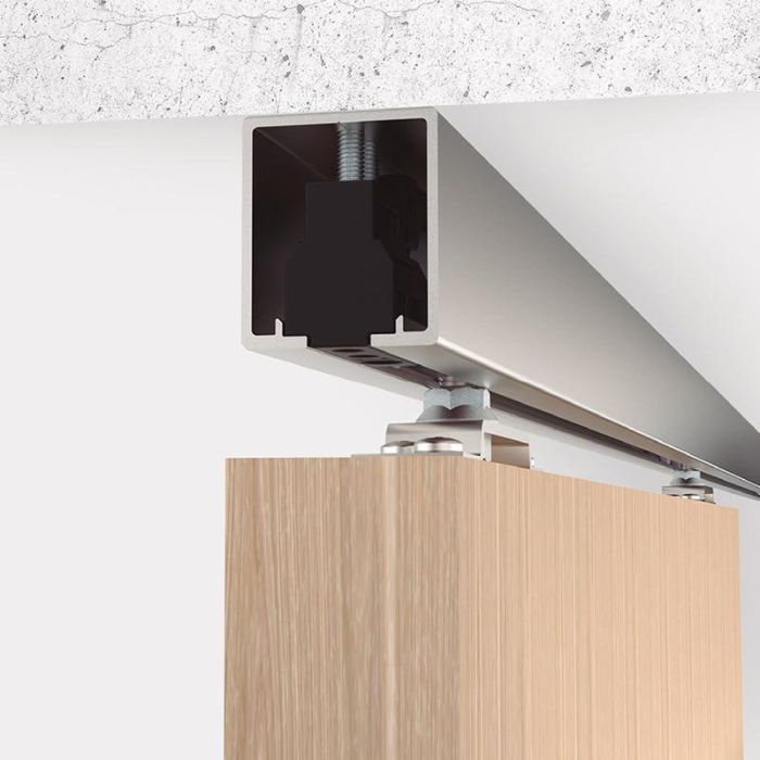 Klein Sistema de Puertas Correderas Sensus Superior para Puertas de Madera de 40-150 kg, Montaje a Techo/Pared, Silencioso