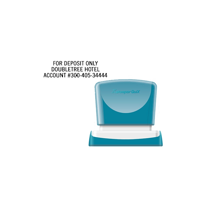 X'stamper Sello Quix Personalizable Negro Medidas 16x48 mm Q-11 0 X'stamper Sello Quix Personalizable Negro Medidas 16x48 mm Q-11 0