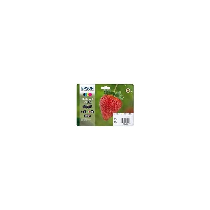 Epson Tinta Bk- C - M- Y - Xp 235 332 335 432 435 - Nº 29 XL Pack 4 Colores Epson Tinta Bk- C - M- Y - Xp 235 332 335 432 435 - Nº 29 XL Pack 4 Colores