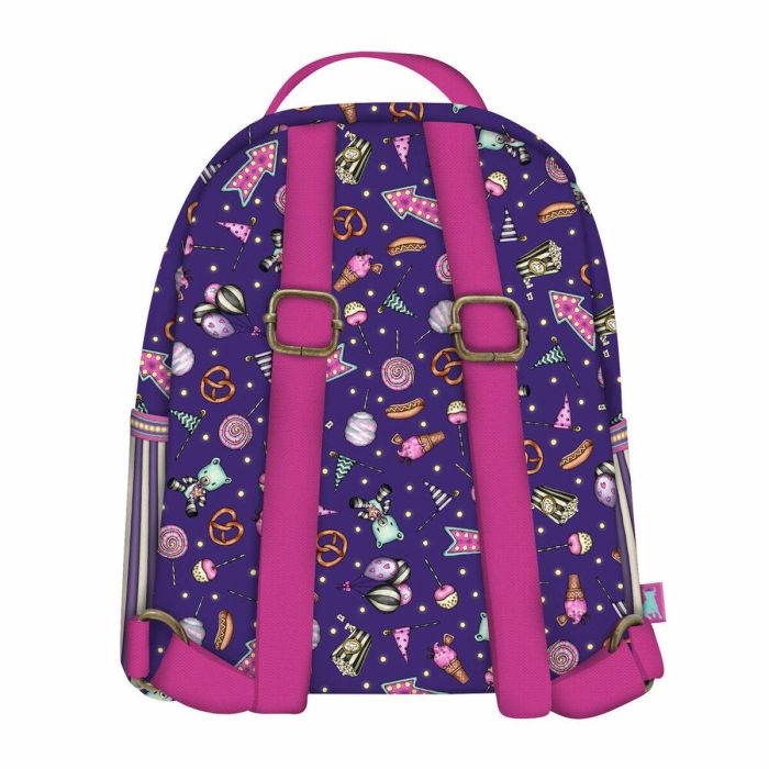 Mochila Escolar Gorjuss Up and away Morado 20 x 22 x 10 cm 1
