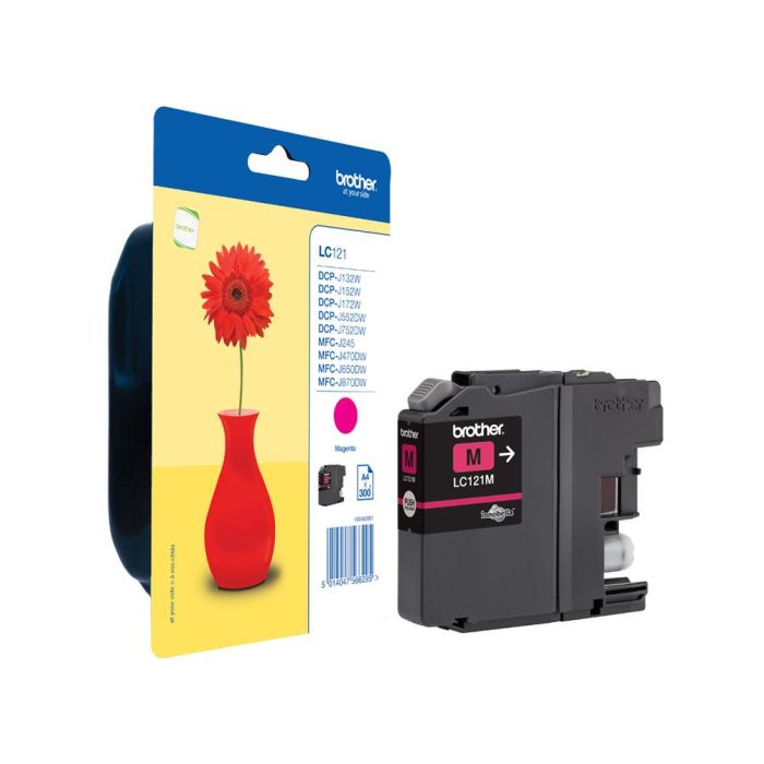 Ink-Jet Brother Dcp-J132 W-152 W-552Dw-752Dw & Mfc-J470Dw-650Dw-870Dw Magenta -300 Pag 1