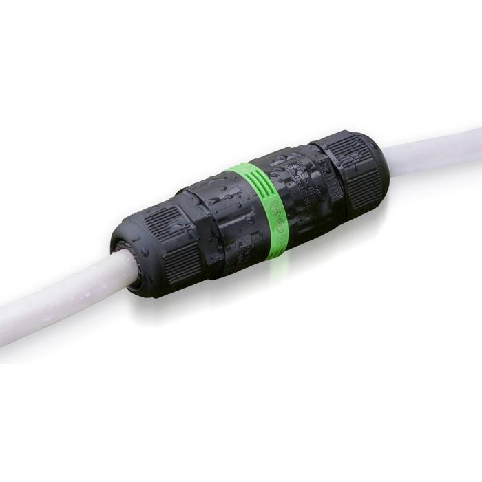 Conector estanco ip68 lineal 2 polos + tierra 2 Conector estanco ip68 lineal 2 polos + tierra 2