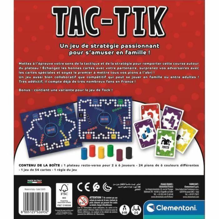 Clementoni CLE8005125526932 Tac-Tik 1 Clementoni CLE8005125526932 Tac-Tik 1