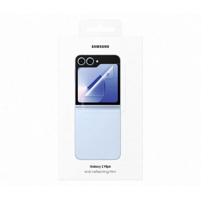 Samsung EF-UF741CTEGWW Protector Pantalla Antireflejos para Galaxy Z Flip6 Transparente. Resistente a Impactos y Rayones, Anti-huellas 3