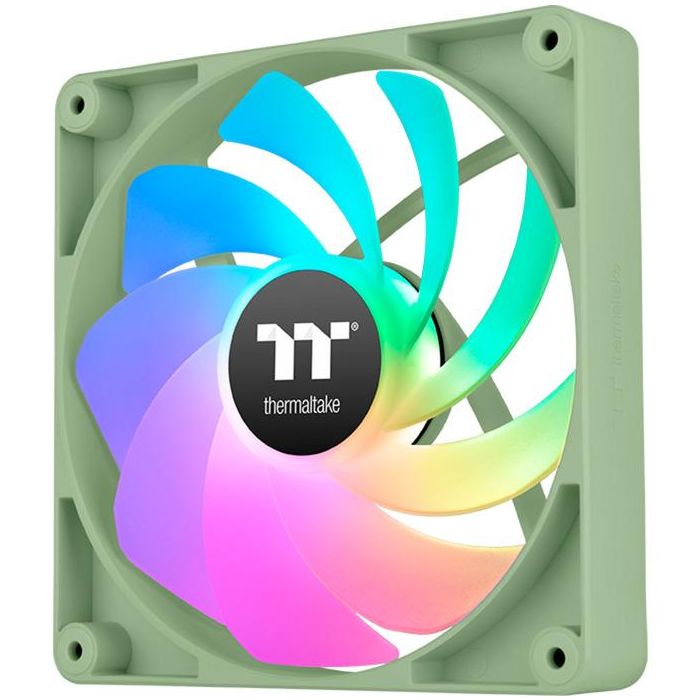 Ventilador de Caja THERMALTAKE Matcha Green CT120 Ø 12 cm (2 Unidades) 2 Ventilador de Caja THERMALTAKE Matcha Green CT120 Ø 12 cm (2 Unidades) 2