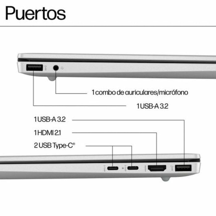 Laptop HP Pavilion 16-af0008ns 16" 16 GB RAM 1 TB SSD 8