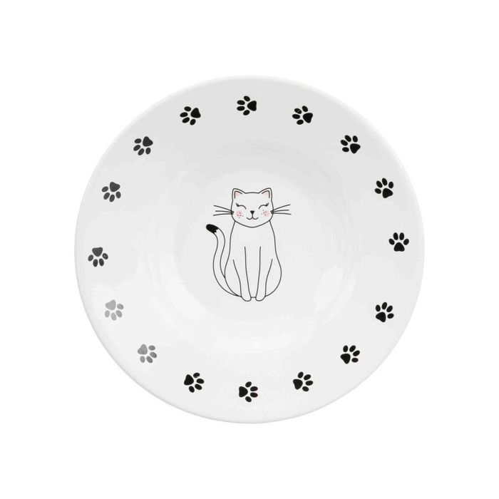 Comedero para Gato Trixie Blanco 15 cm 2 Comedero para Gato Trixie Blanco 15 cm 2