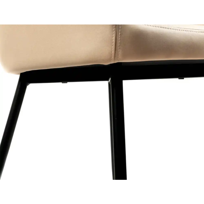 Q-connect Silla Confidente Marrón Arena Base Metálica Altura Máx 820 mm Anchura 570 mm Profundidad 580 mm Tela 7