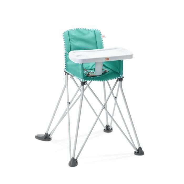 BRIGHT STARS Pop N Dine - Trona para comidas de bebé, plegable, portátil, de viaje, ligera, fácil de limpiar, bolsa de transporte incluida BRIGHT STARS Pop N Dine - Trona para comidas de bebé, plegable, portátil, de viaje, ligera, fácil de limpiar, bolsa de transporte incluida