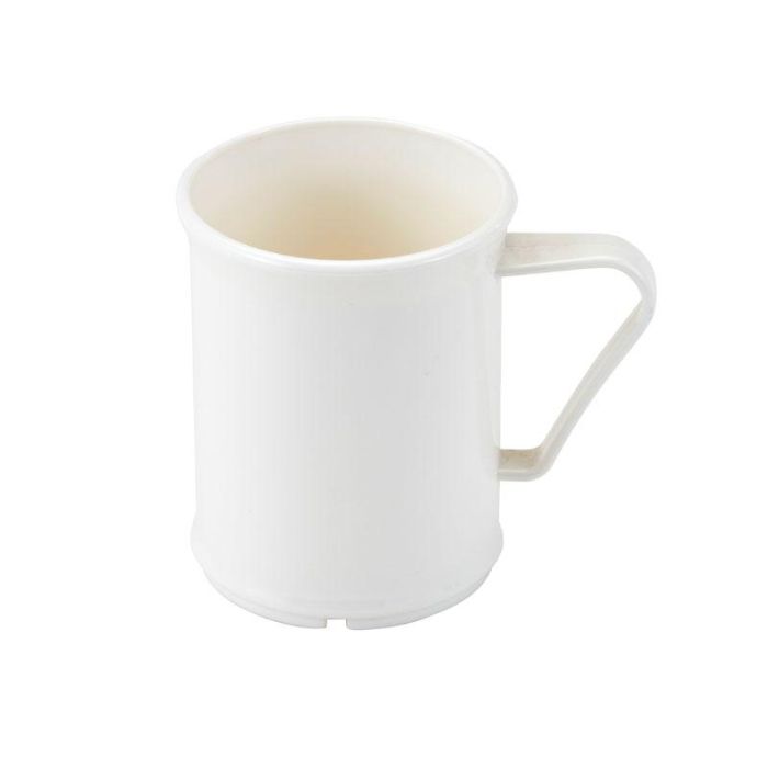 CAMBRO - 96CW-148 - Taza 288 ml - 9,5 x 9,5 cm - Policarbonato Blanco - Venta 1 unidad.