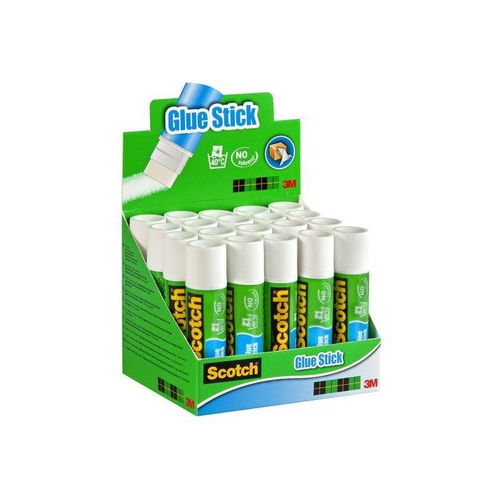 Scotch Pegamento en Barra Classic Line 21g, Adhesivo Lavable sin Disolventes para Uso Escolar