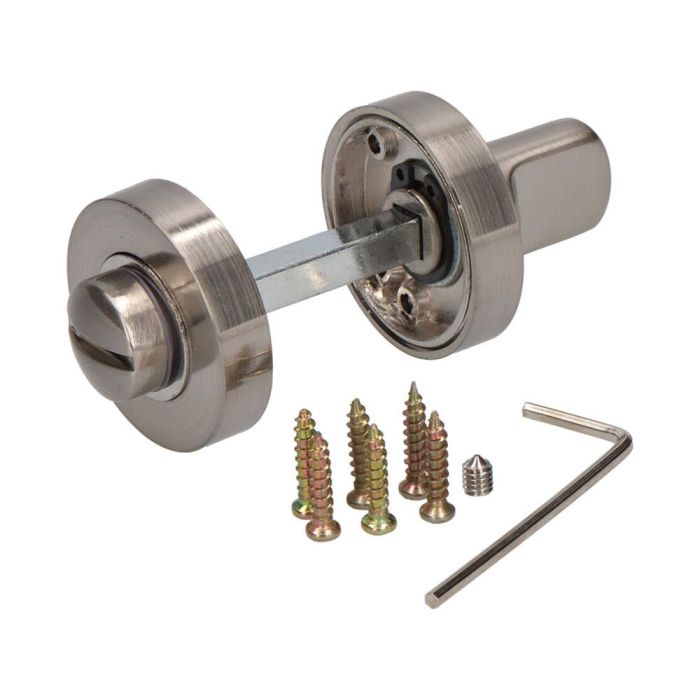 Edm Muletilla roseta 707 aluminio niquel satinado ø35 mm Edm Muletilla roseta 707 aluminio niquel satinado ø35 mm