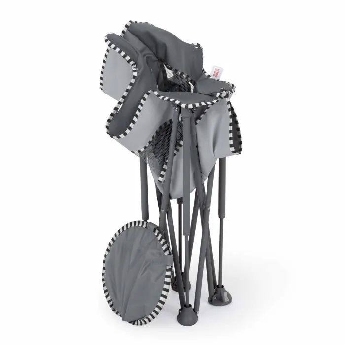 Bright Starts Hamaca plegable Pop 'N Chill gris con protección solar FPS +50 y bolsa de transporte BRI0074451171893 2