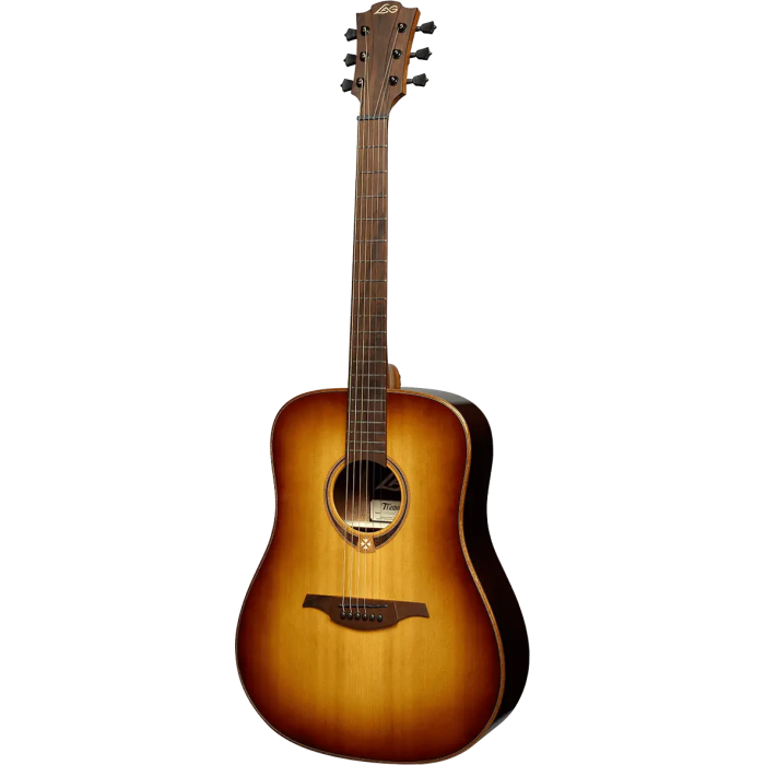 LAG Guitarra Acústica Dreadnought Tramontane 118 - Brown Shadow Lag Acabado Brillante 3