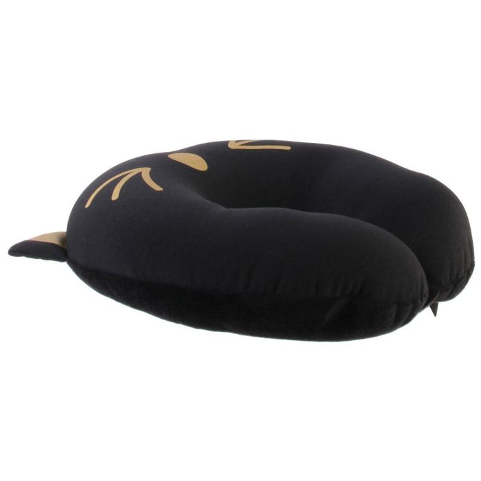 The Concept Factory Cojín Cervical Gato Mon Chat Mon Ch - Negro, Rosa - 30x28 cm 5 The Concept Factory Cojín Cervical Gato Mon Chat Mon Ch - Negro, Rosa - 30x28 cm 5