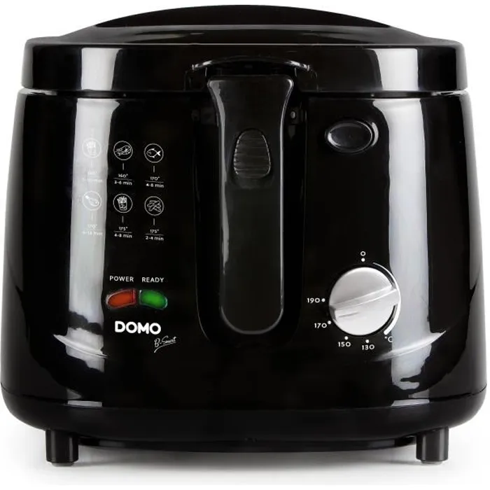 Domo DO461FR Classic Freidora Eléctrica - Negro, 2.5L, 1800W, Cool Touch, Termostato Ajustable 0 Domo DO461FR Classic Freidora Eléctrica - Negro, 2.5L, 1800W, Cool Touch, Termostato Ajustable 0
