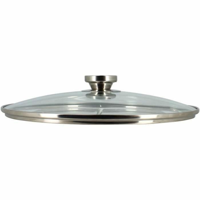 Menastyl 4615451 Olla de acero inoxidable con tapa, 17 litros, 32 cm - Apta para todo tipo de fuegos e inducción 2