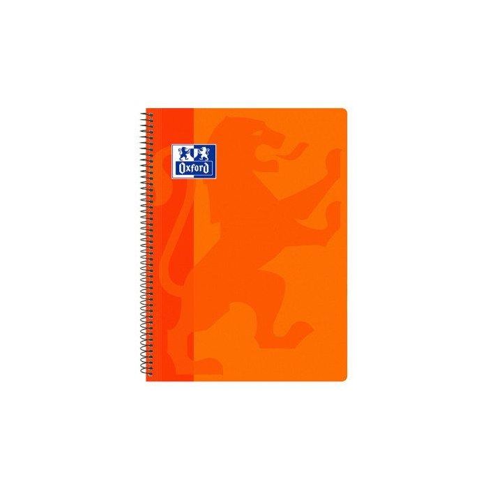 Bloc Oxford School Classic Tapa Pp Fº 80H Cuadric.4X4 90G Naranja 5 unidades