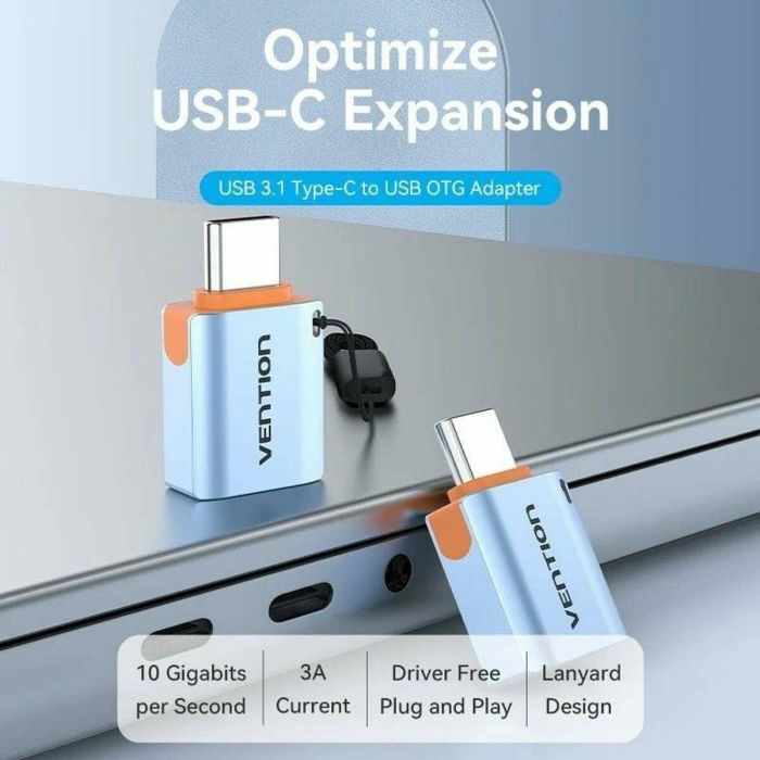 Adaptador USB a USB-C Vention CUBH0 3