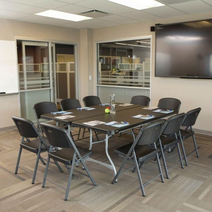 Mesa Plegable Lifetime 182 x 73,5 x 76 cm Acero Plástico 2