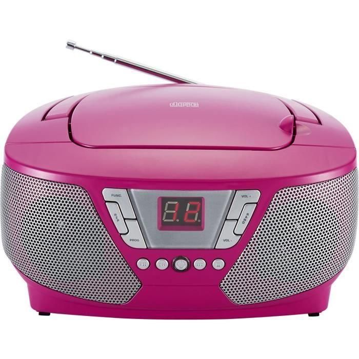 Reproductor de Radio CD Portátil - BIGBEN INTERACTIVE - CD60RSSTICK - Rosa + Pegatinas 2 Reproductor de Radio CD Portátil - BIGBEN INTERACTIVE - CD60RSSTICK - Rosa + Pegatinas 2