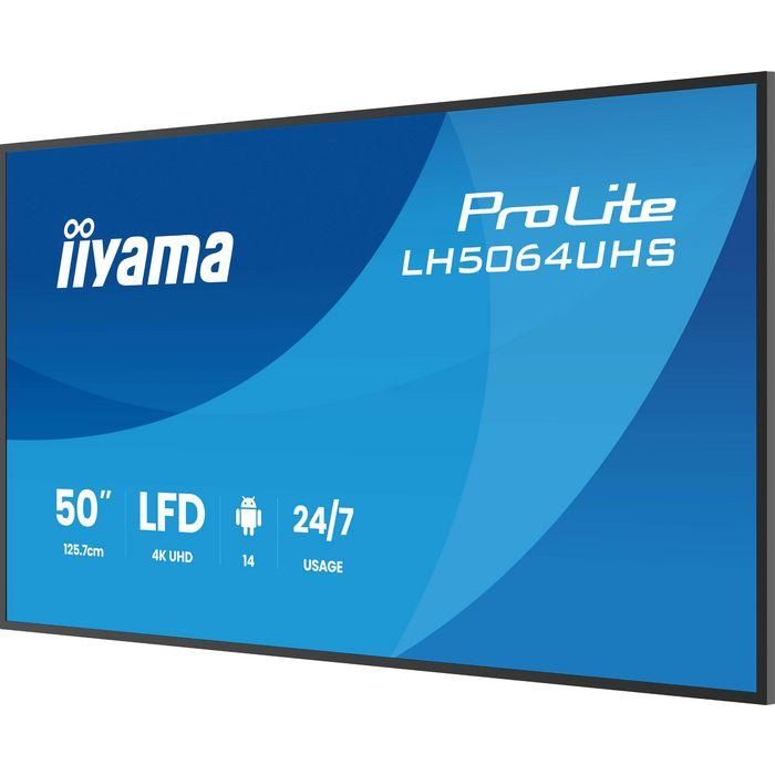 Monitor Iiyama 65" 3840X2160, Uhd Va Dled Panel, Haze 25% 500Cd/M², Landscape And Portrait, Speakers 2X 10W, 2X Hdmix 1X Usb-C , Usb 2.0 X2, Wifi, Lan, Media Play Usb Port, Control Lan / Rs232C, Iisignage2 (Cms/Dms), Android 14 (Lh654Uhs-B1Ag) 5 Monitor Iiyama 65" 3840X2160, Uhd Va Dled Panel, Haze 25% 500Cd/M², Landscape And Portrait, Speakers 2X 10W, 2X Hdmix 1X Usb-C , Usb 2.0 X2, Wifi, Lan, Media Play Usb Port, Control Lan / Rs232C, Iisignage2 (Cms/Dms), Android 14 (Lh654Uhs-B1Ag) 5